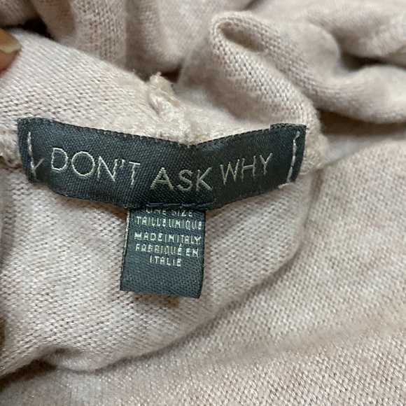 Don’t Ask Why American Eagle cardigan hoody OSFA, Once size, Pink, with pockets - Picture 6 of 7